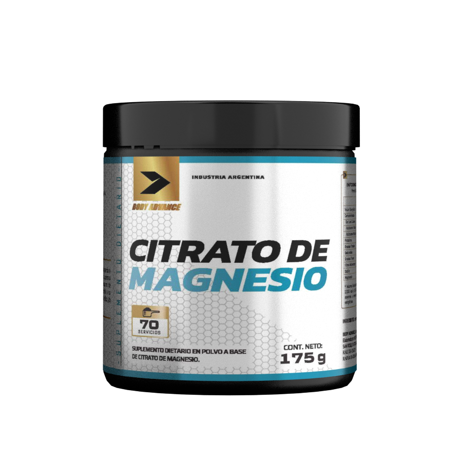 CITRATO DE MAGNESIO BODY ADVANCE 170GR 70 SERVICIOS