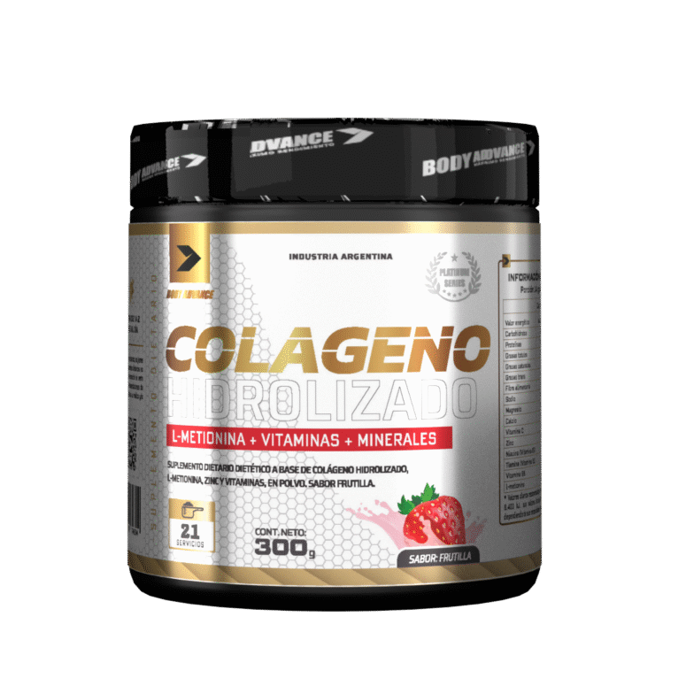 COLAGENO HYDROLIZADO BODY ADVANCE FRUTILLA X 300 GR