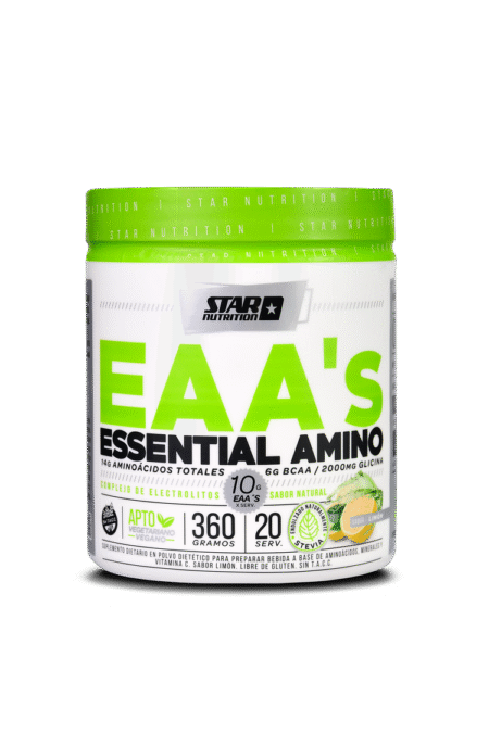 EAAS ESSENTIAL 9 AMINOS STAR NUTRITION LIMÓN