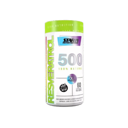 RESVERATROL 500 MG STAR NUTRITION X 60 CAPSULAS