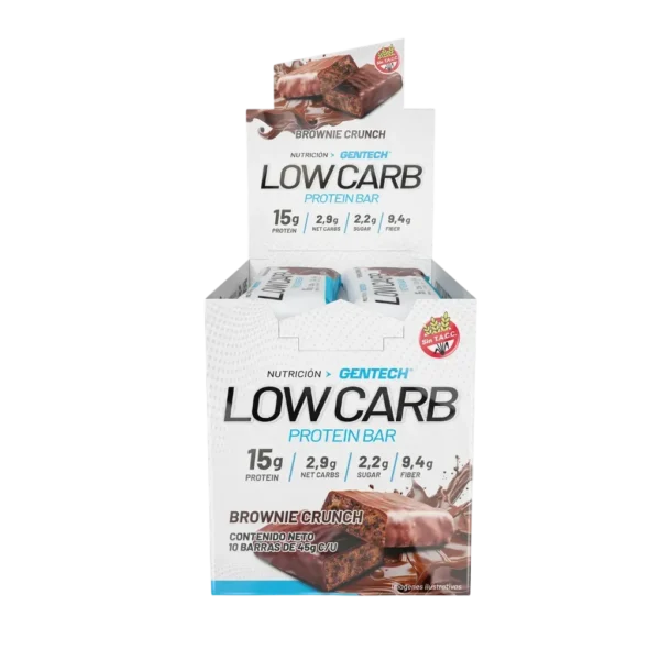 LOW CARB BARRITAS GENTECH  - BROWNIE / COOKIES / PEANUT BUTTER / RASPBERRY