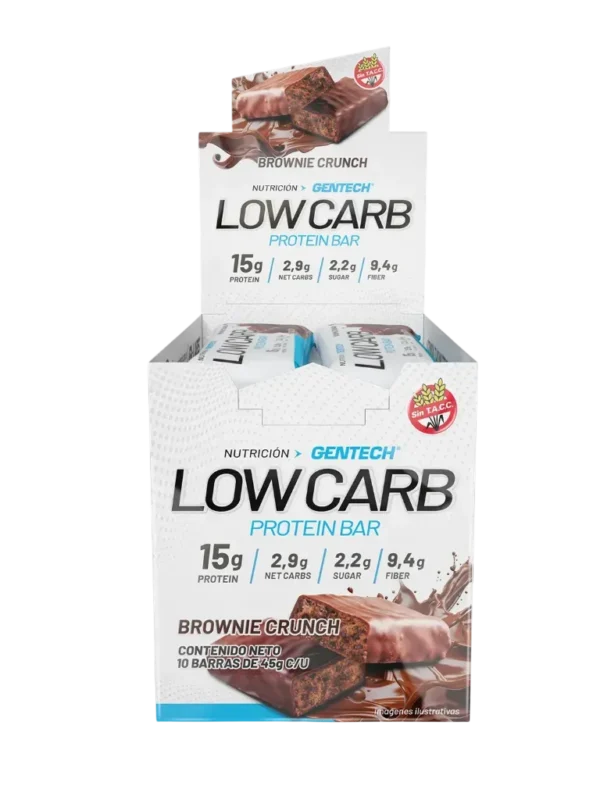 LOW CARB BARRITAS GENTECH  - BROWNIE / COOKIES / PEANUT BUTTER / RASPBERRY