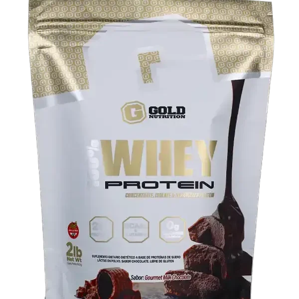 WHEY PROTEIN GOLD NUTRITION DOLBY PACK - CHOCOLATE / FRUTILLA / VAINILLA