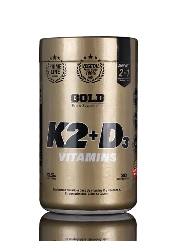 K2 + D3 VITAMINAS GOLD NUTRITION X 30 CAPSULAS