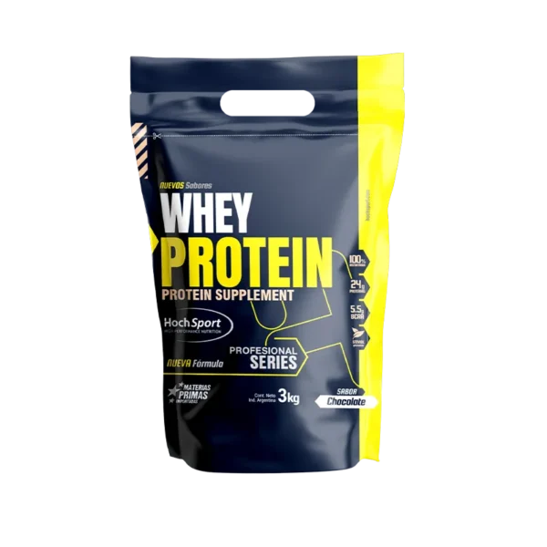 HOC-003-CHOCO WHEY PROTEIN HOCH SPORT 3KG - CHOCOLATE / FRUTOS ROJOS / VAINILLA