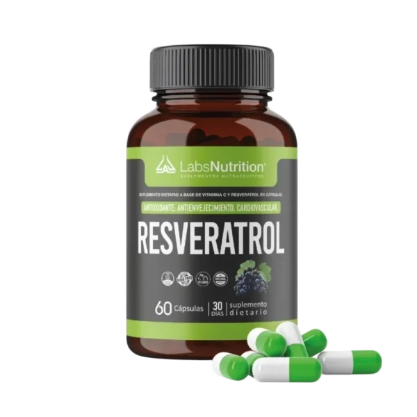 LAB-005 RESVERATROL LABS NUTRITION 60 CAPSULAS