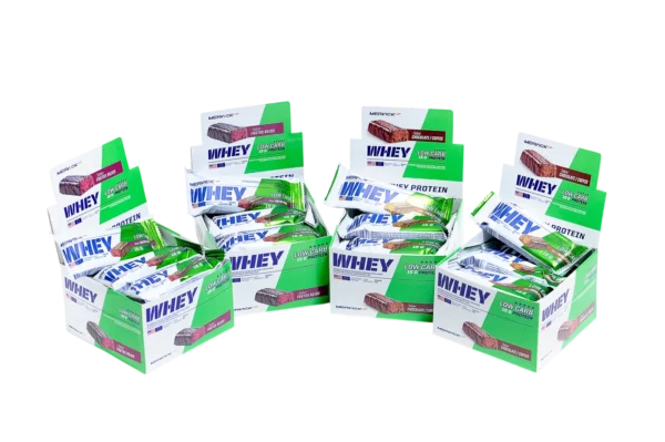 MER-001 CAJA BARRITAS LOW CARB MERVICK - CHOCOLATE Y CAFÉ / FRUTOS ROJOS