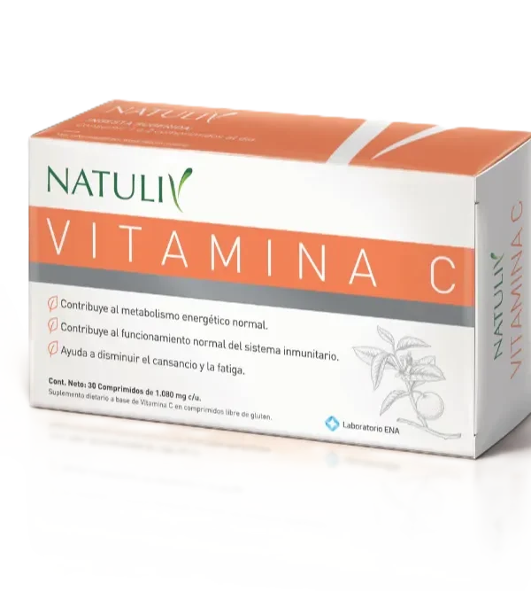 NAT-009 VITAMINA C NATULIV CAJA 15 SOBRES