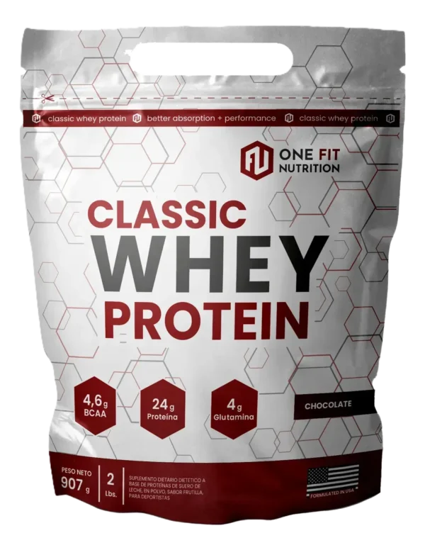 PROTEINA DOY PACK ONE FIT FRUTILLA / CHOCOLATE / VAINILLA