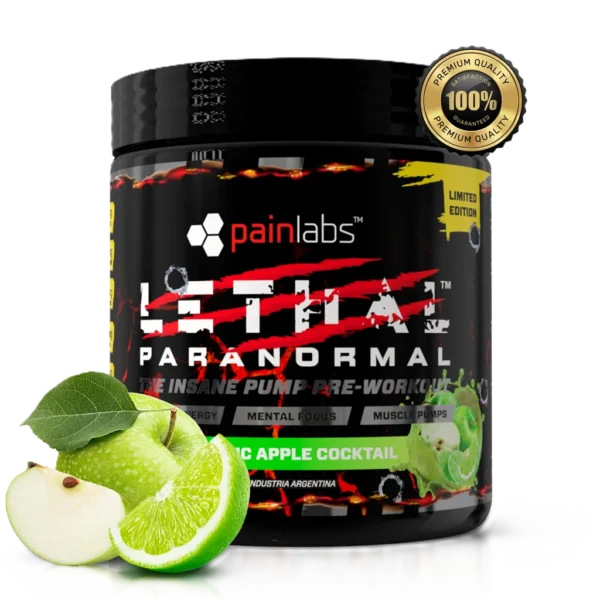 PRE WORKOUT PARANORMAL PAINLABS  - CITRIC APPLE / KENTUCKY PEACH / GRAPE LIME