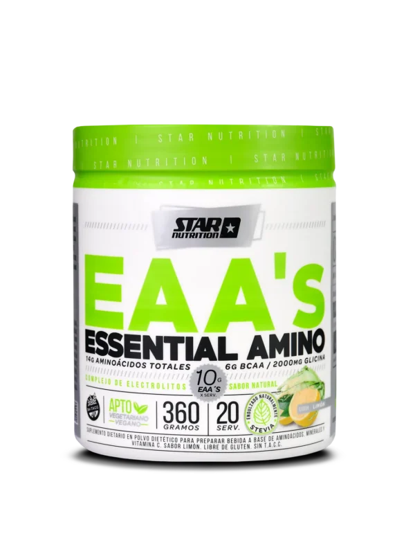 EAAS ESSENTIAL 9 AMINOS STAR NUTRITION LIMÓN