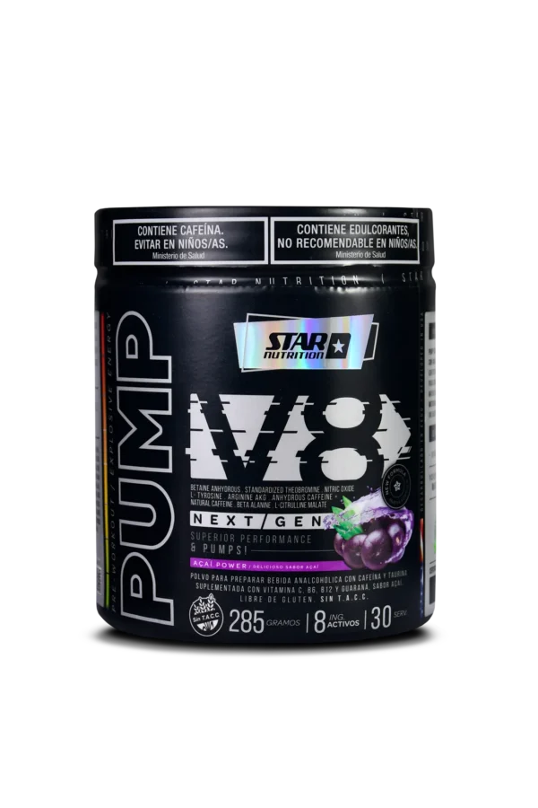 STN-048-ACAI PRE ENTRENO PUMP V8 STAR NUTRITION T