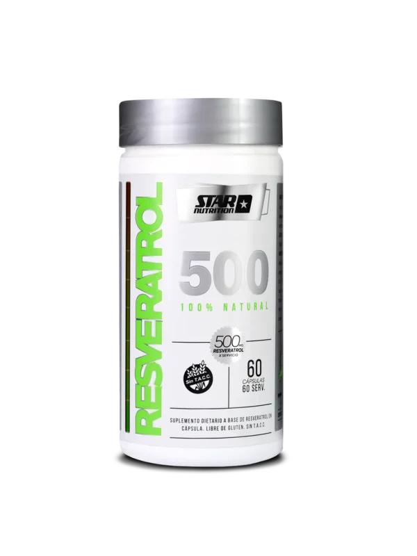 RESVERATROL 500 MG STAR NUTRITION X 60 CAPSULAS