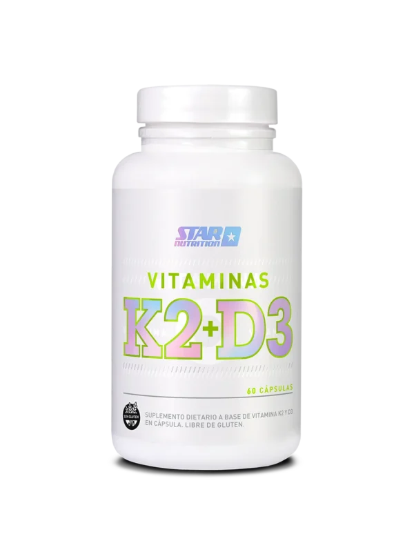 VITAMINA K2 + D3 STAR NUTRITION - 60 CAPSULAS