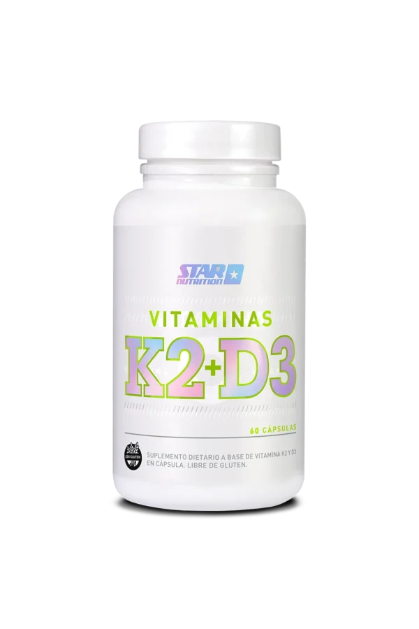 VITAMINA K2 + D3 STAR NUTRITION - 60 CAPSULAS