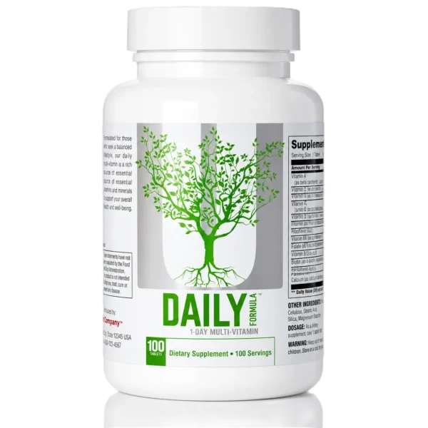 UNI-003 DAILY FORMULA UNIVERSAL NUTRITION X 100 CAPSULAS
