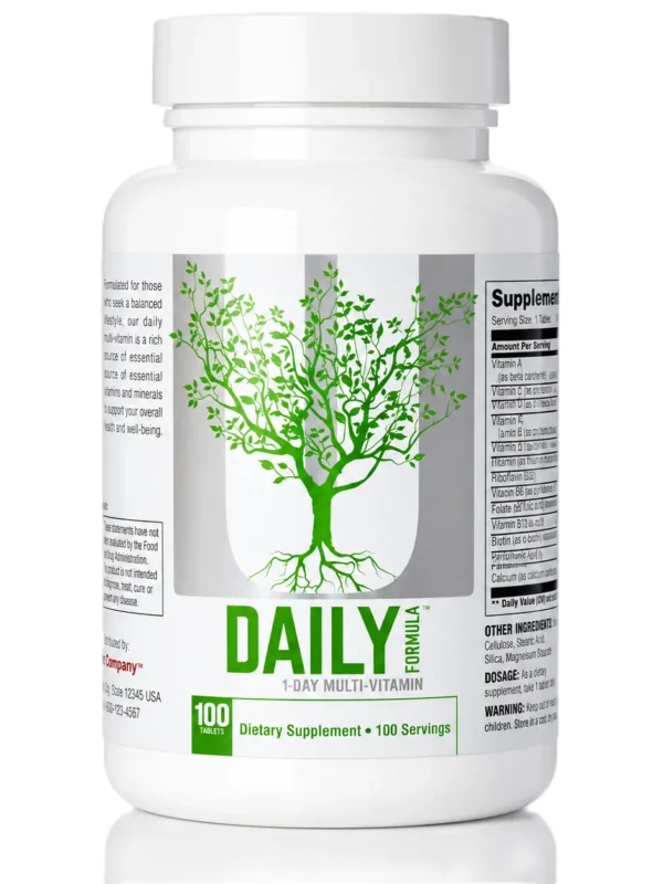 DAILY FORMULA UNIVERSAL NUTRITION X 100 CAPSULAS