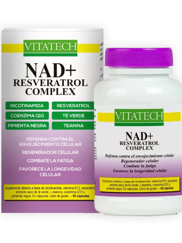VIT-001 NAD + RESVERATROL COMPLEX CAPSULAS VITATECH