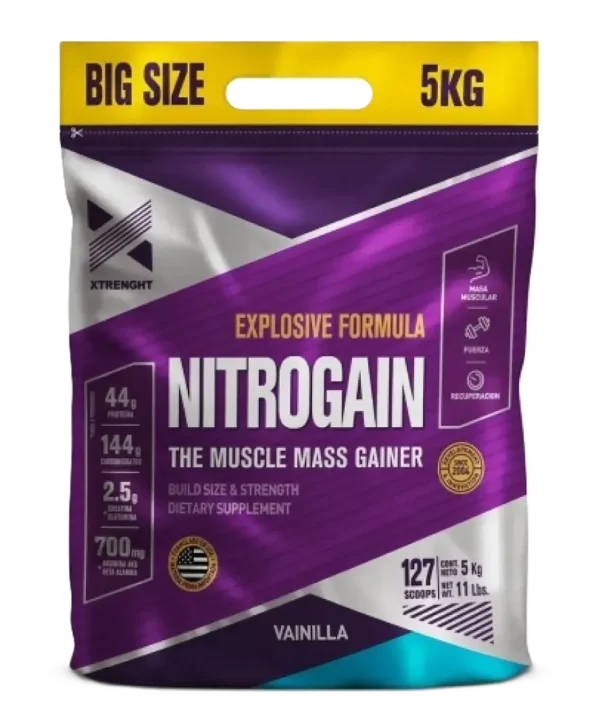 GANADOR DE PESO NITRO GAIN XTRENGHT X 5KG