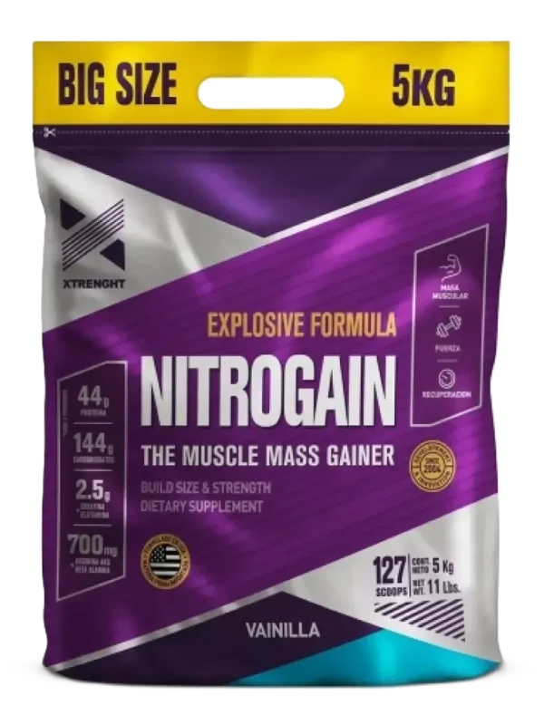GANADOR DE PESO NITRO GAIN XTRENGHT X 5KG