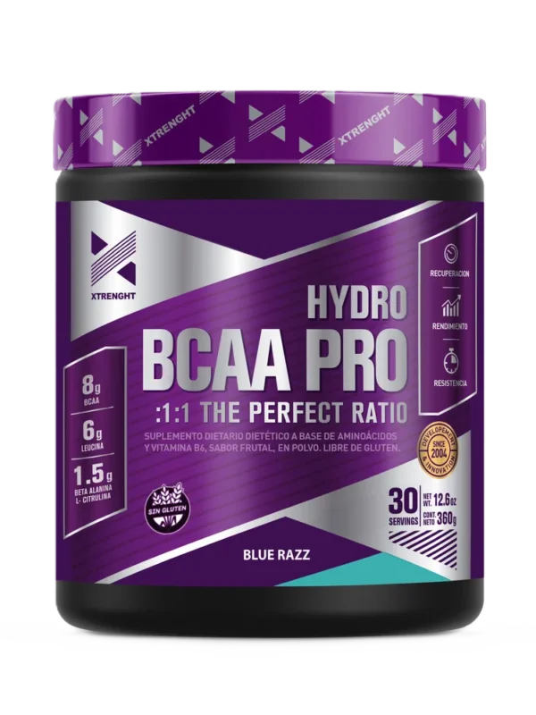 HYDRO BCAA PRO XTRENGHT - BLUE RAZ / FRUIT PUNCH