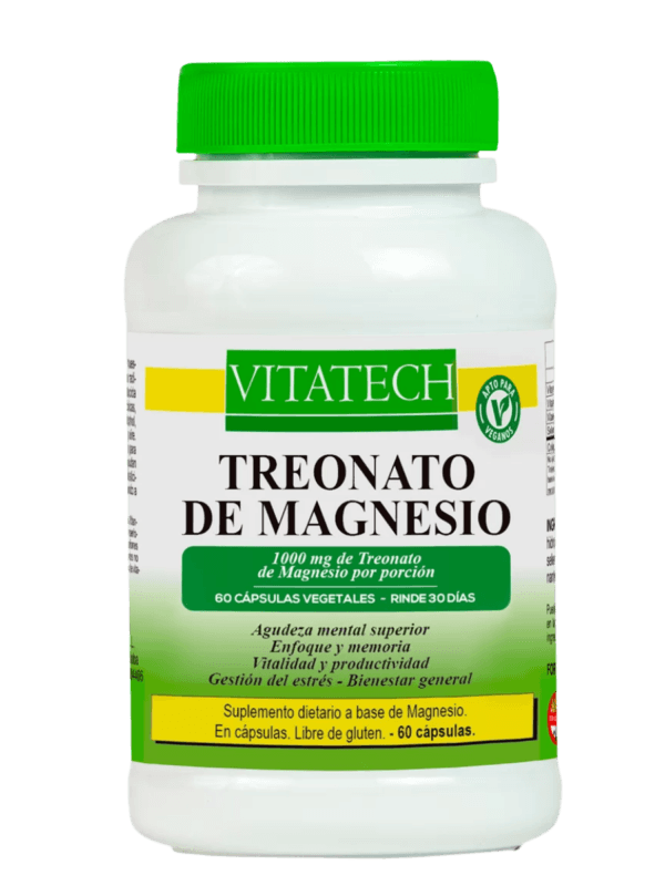 TREONATO DE MAGNESIO VITATECH X 60 CAPS